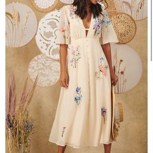 Romantic floral dress